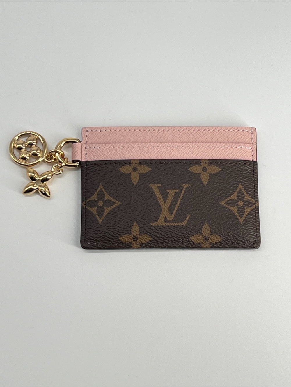 Louis Vuitton Charms Pink Monogram Card Holder